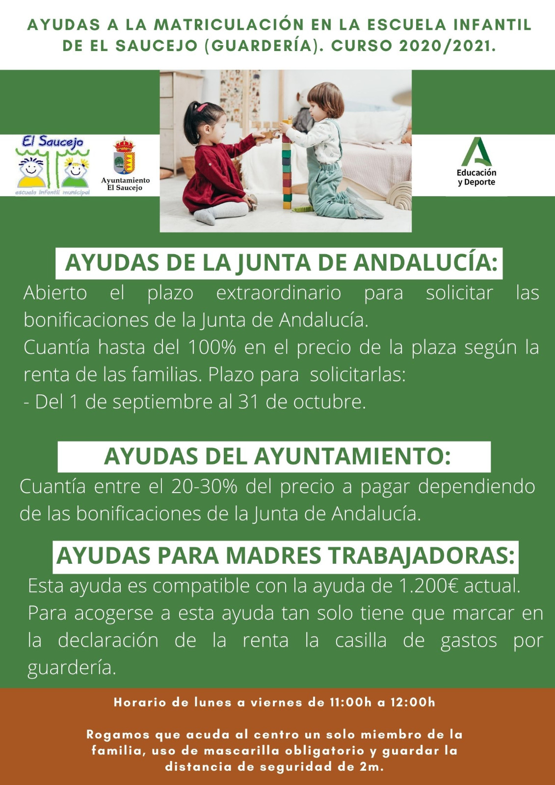 Ayudas Escuela Infantil