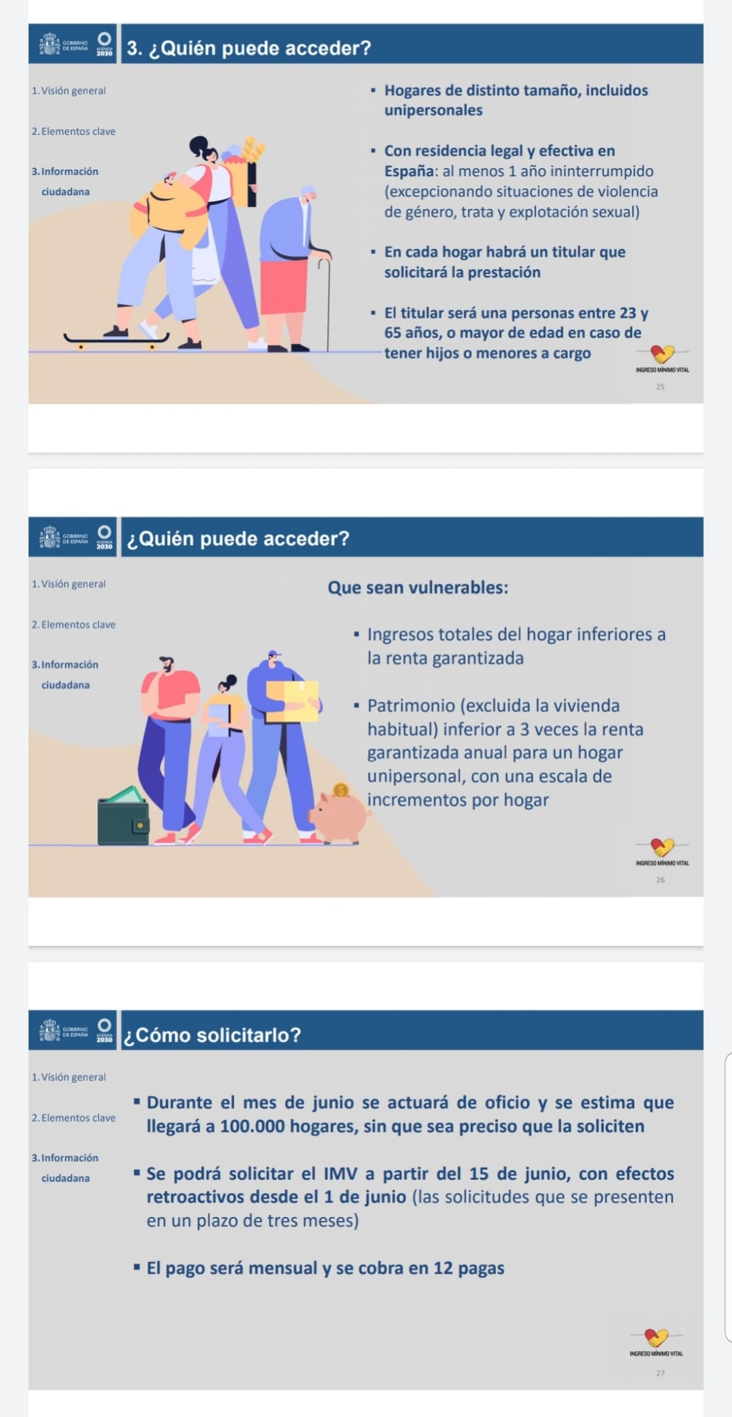 Ingreso mínimo vital info