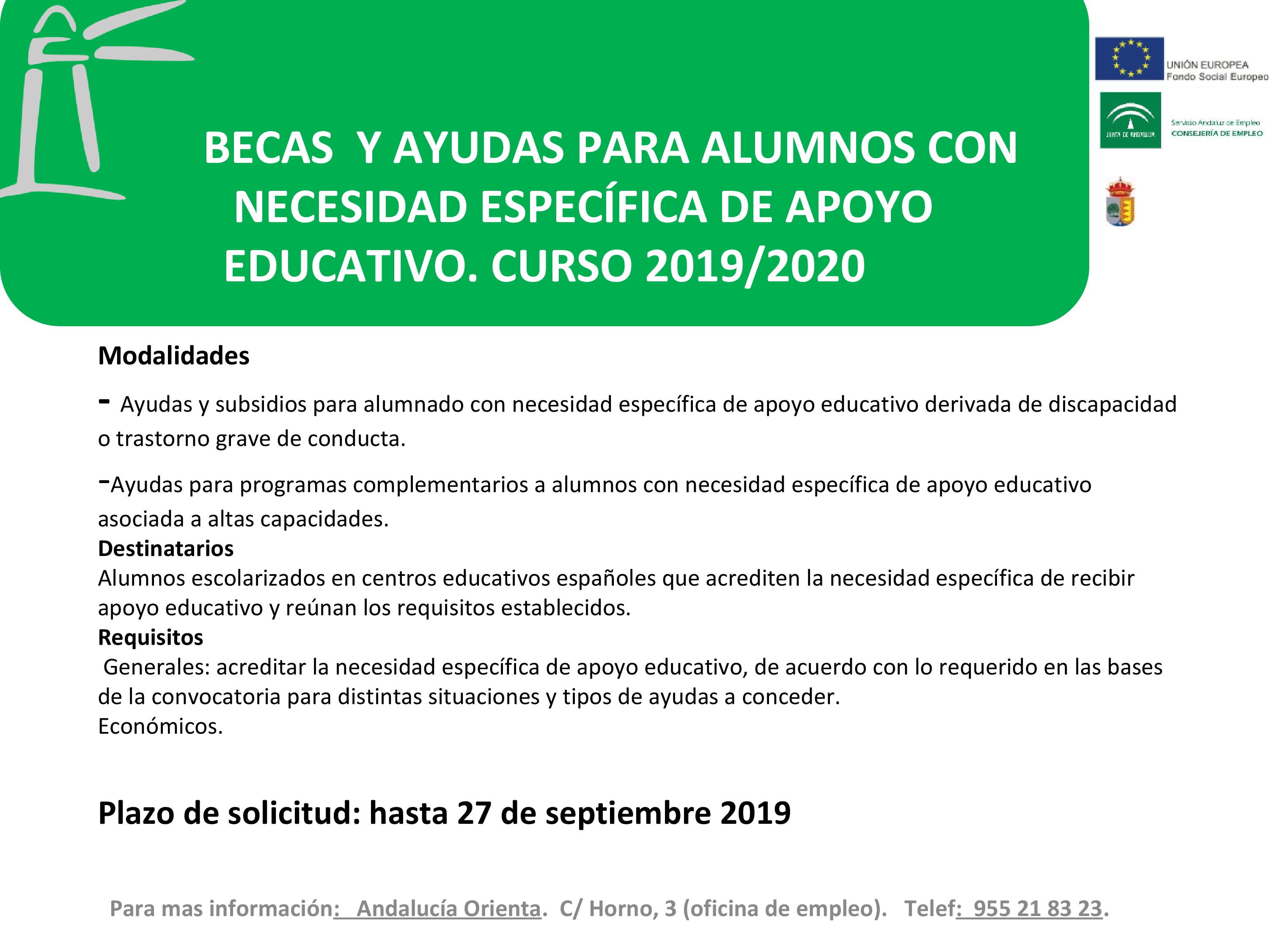 becas nee 2019-2020