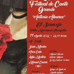 cartel de flamenco El Saucejo