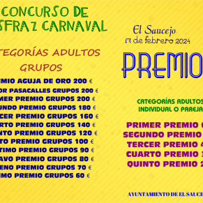 PREMIOS ADULTOS CARNAVAL 2024