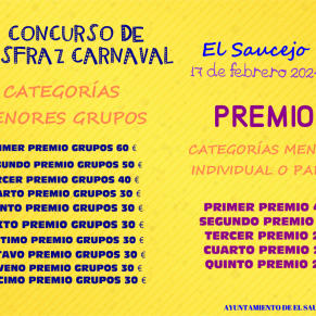 PREMIOS INFANTIL CARNAVAL 2024