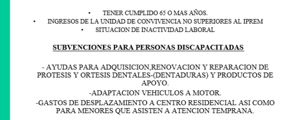 Anuncio subvenciones individuales 2020