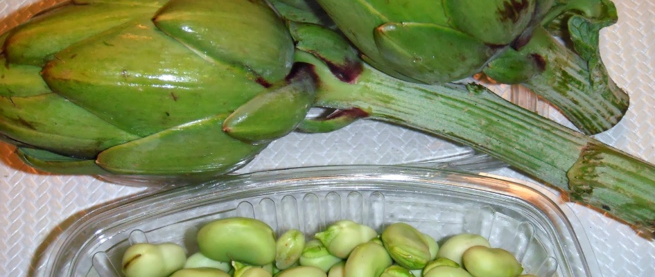 Habas y alcachofas