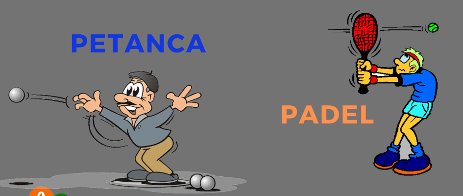 JUEGOS DE VERANO PETANCA, PÁDEL Y TENIS