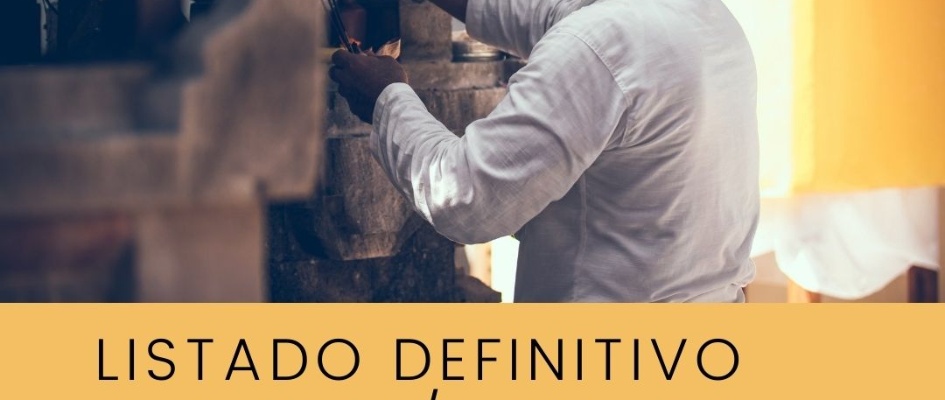 LISTADO DEFINITIVO ALUMNOS CURSO COCINA