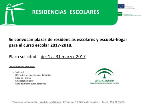 residencias escolares 2017