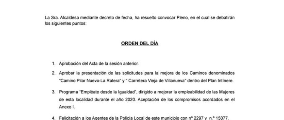 pleno extraordinario 21-01-2020