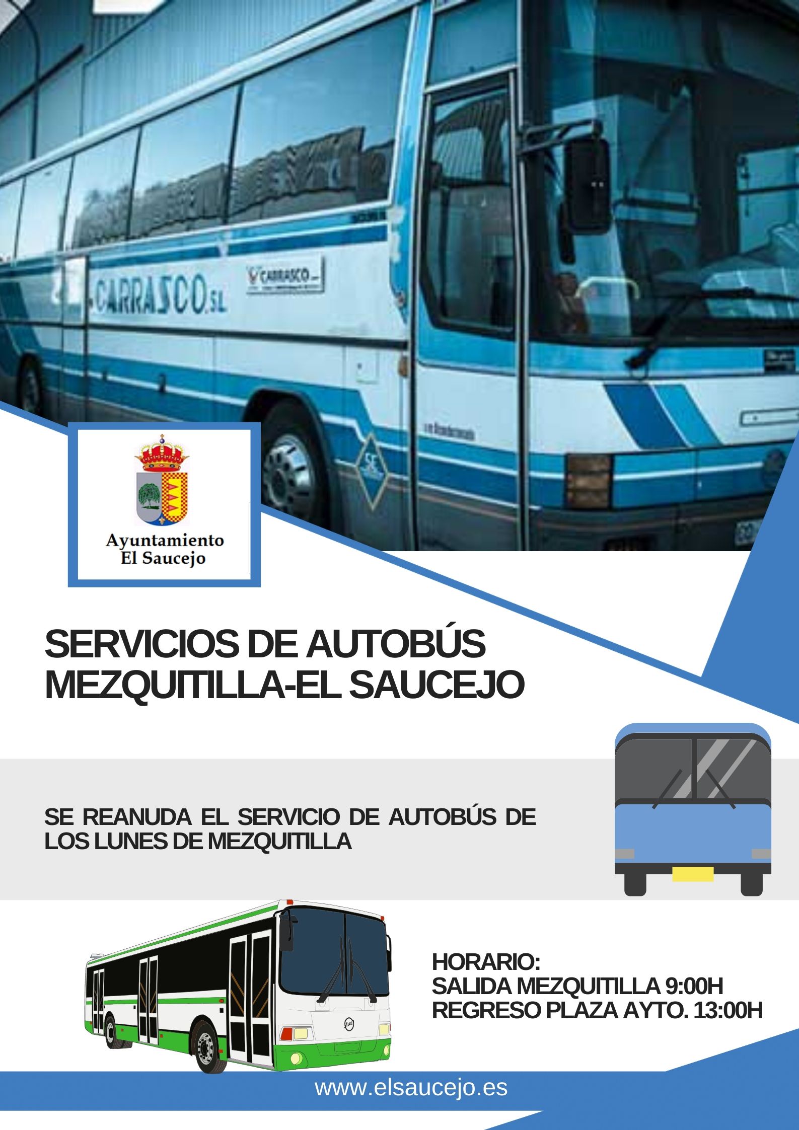 servicios de AUTOBÚS MEZQUITILLA-EL SAUCEJO